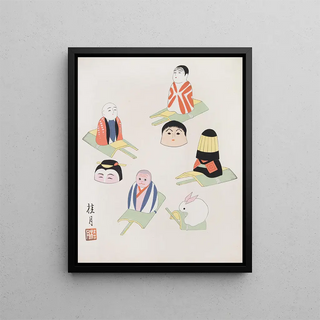 Yamashita Hakuba - Japanese Folk Toys Kydo gangu sh haru Pl04.webp