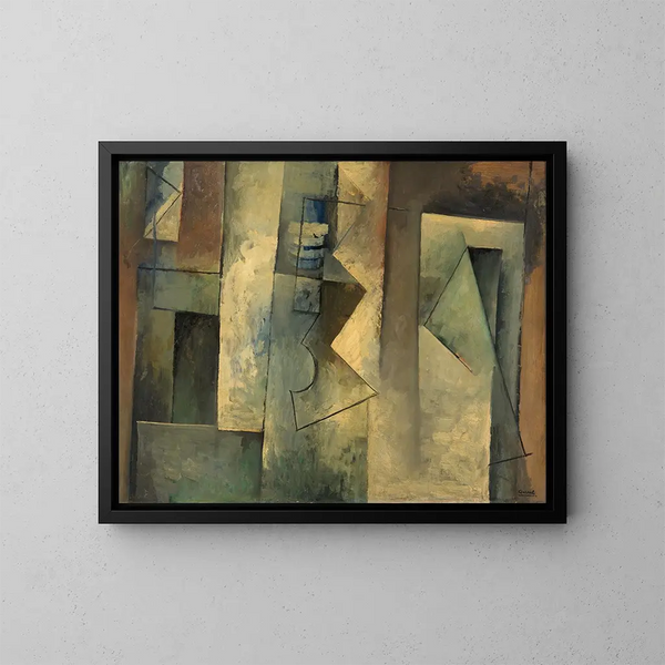 Sans titre, Composition brune II - Youla Chapoval — quadro incorniciato alla parete