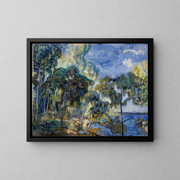 Paesaggio di Korpilahdi - Yrjö Ollila — quadro incorniciato alla parete