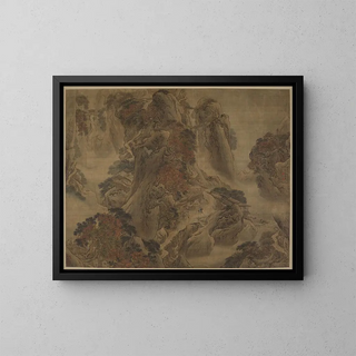Strada verso Shu - Yuan Yao — quadro incorniciato alla parete