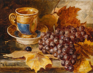 Yuliy Yulevich Klever the Younger - A still life with grapes.webp