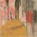 Yvonne Printemps dans L'Illusionniste studio - Édouard Vuillard — ambientato in un interno