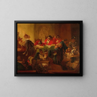 Nella sala d'audienza - Zacharias Notermann — quadro incorniciato alla parete