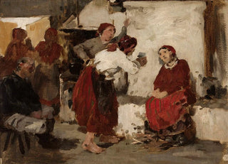 Zdzisaw Jasiski - In a cottage.webp