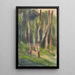 Bosquet de bouleaux - Zolo Palugyay — quadro incorniciato alla parete