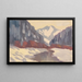 Ruisseau en hiver - Zolo Palugyay — quadro incorniciato alla parete