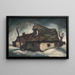 Cottages - Zolo Palugyay — quadro incorniciato alla parete