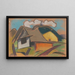 Cottages dans les montagnes - Zolo Palugyay — quadro incorniciato alla parete