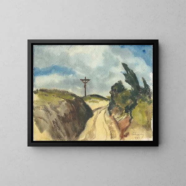 Route Hlbok - Zolo Palugyay — quadro incorniciato alla parete