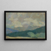 Paesaggio montano - Zolo Palugyay — quadro incorniciato alla parete