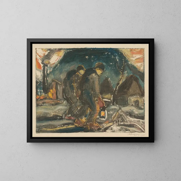 Non marcheurs - Zolo Palugyay — quadro incorniciato alla parete