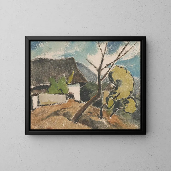Chaumière oravienne - Zolo Palugyay — quadro incorniciato alla parete