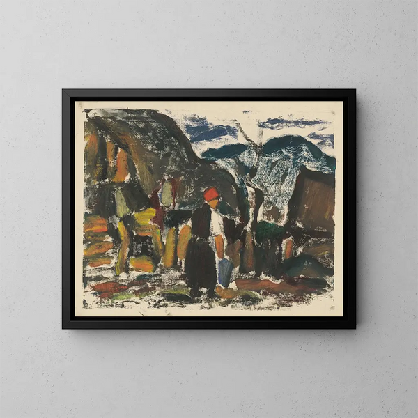 su acqua - Zolo Palugyay — quadro incorniciato alla parete
