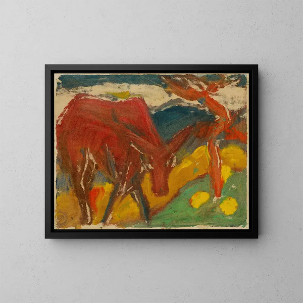 Sotto la tempesta - Zolo Palugyay — quadro incorniciato alla parete