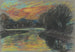 Fiume in un boschetto di salici scuri - Zolo Palugyay — vista dell’opera