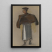 Étude d'un homme en costume traditionnel - Zolo Palugyay — quadro incorniciato alla parete