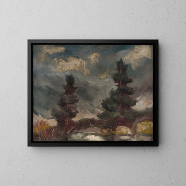 Paesaggio dei Tatras - Zolo Palugyay — quadro incorniciato alla parete