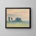 Alberi nel prato - Zolo Palugyay — quadro incorniciato alla parete