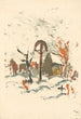 Cimetière de village en hiver - Zolo Palugyay — vista dell’opera