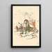 Cimetière de village en hiver - Zolo Palugyay — quadro incorniciato alla parete