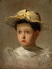 Una ragazza con un cappello - Zoltan Veress — vista dell’opera