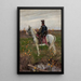 Hussard del 13° Reggimento dell'Esercito del Ducato di Varsavia - Zygmunt Rozwadowski | Reproduction — quadro incorniciato alla parete