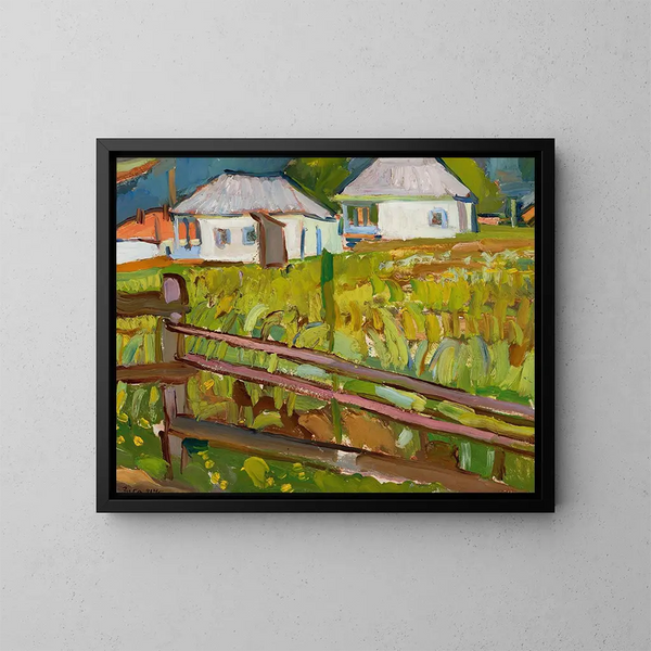 Paesaggio - Zygmunt Waliszewski — quadro incorniciato alla parete