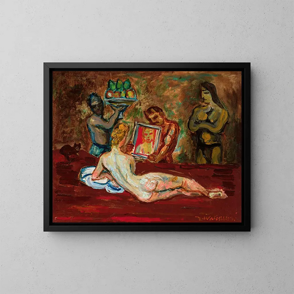 Il specchio, dimmi allora - Zygmunt Waliszewski — quadro incorniciato alla parete