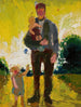 Uomo con bambini - Zygmunt Waliszewski — vista dell’opera