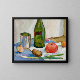 Zygmunt Waliszewski - Still life with a green bottle.webp