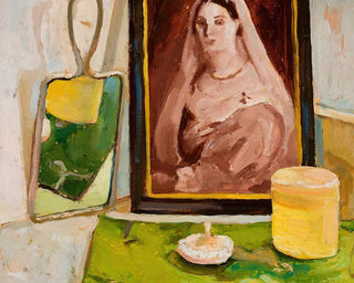 Nature morte con un ritratto - Zygmunt Waliszewski — vista dell’opera