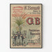 Poster pubblicitario vintage di porcellane G. Boutigny