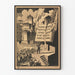 Poster vintage motivazionale sul potere del libro