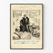 Poster umoristico vintage sul segreto governativo