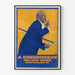 Poster vintage A Connoisseur au fumeur elegante