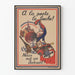 Poster decorativo murale patriottico "A la porte, le boche!"
