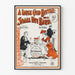 Poster vintage A Large Cold Bottle and a Small Hot Bird