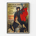 Poster vintage dell'Armata della Salvezza 1919 - Campagna Fondo di Servizio a Domicilio