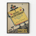 Poster vintage A Moral Entertainment - Decorazione murale teatro americano