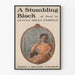 Poster vintage A Stumbling Block di Justus Miles Forman