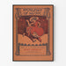 Poster vintage Accademia di Musica danza e musica