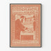 Poster pubblicitario vintage antico Stamperia di Amsterdam
