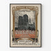 Poster vintage libreria ceca Notre-Dame de Parigi