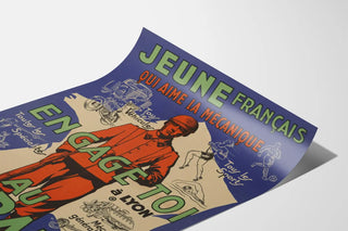 affiche-de-recrutement-de-larmee-de-vichy-14e-train