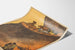 Manifesto politico d’epoca – Elezioni liberali, 1918 – Sluiter, su una pagina leggermente incurvata, prospettiva obliqua.