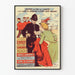 Poster vintage Ferrovie dell'Ovest Parigi Londra