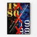 Poster da parete esposizione De Stad door de Jaren Amsterdam