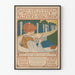 Poster illustrato vintage per la lettura Hermann Seemann