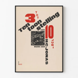affiche-voor-een-tentoonstelling-van-werk-h-c-jonas-3-tot-10-juni-met-prent-van-walvis-en-schipbreukeling