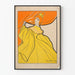 Poster vintage "Affichette pour Odette Dulac" in stile Art Nouveau